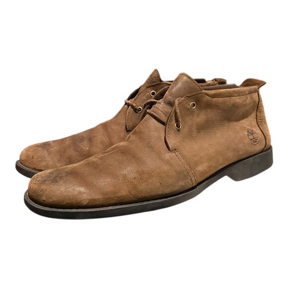 Timberland Men\'s Size 10.5 City Lite 5923R Brown Leather Lace Up Chukka Boots main image 4